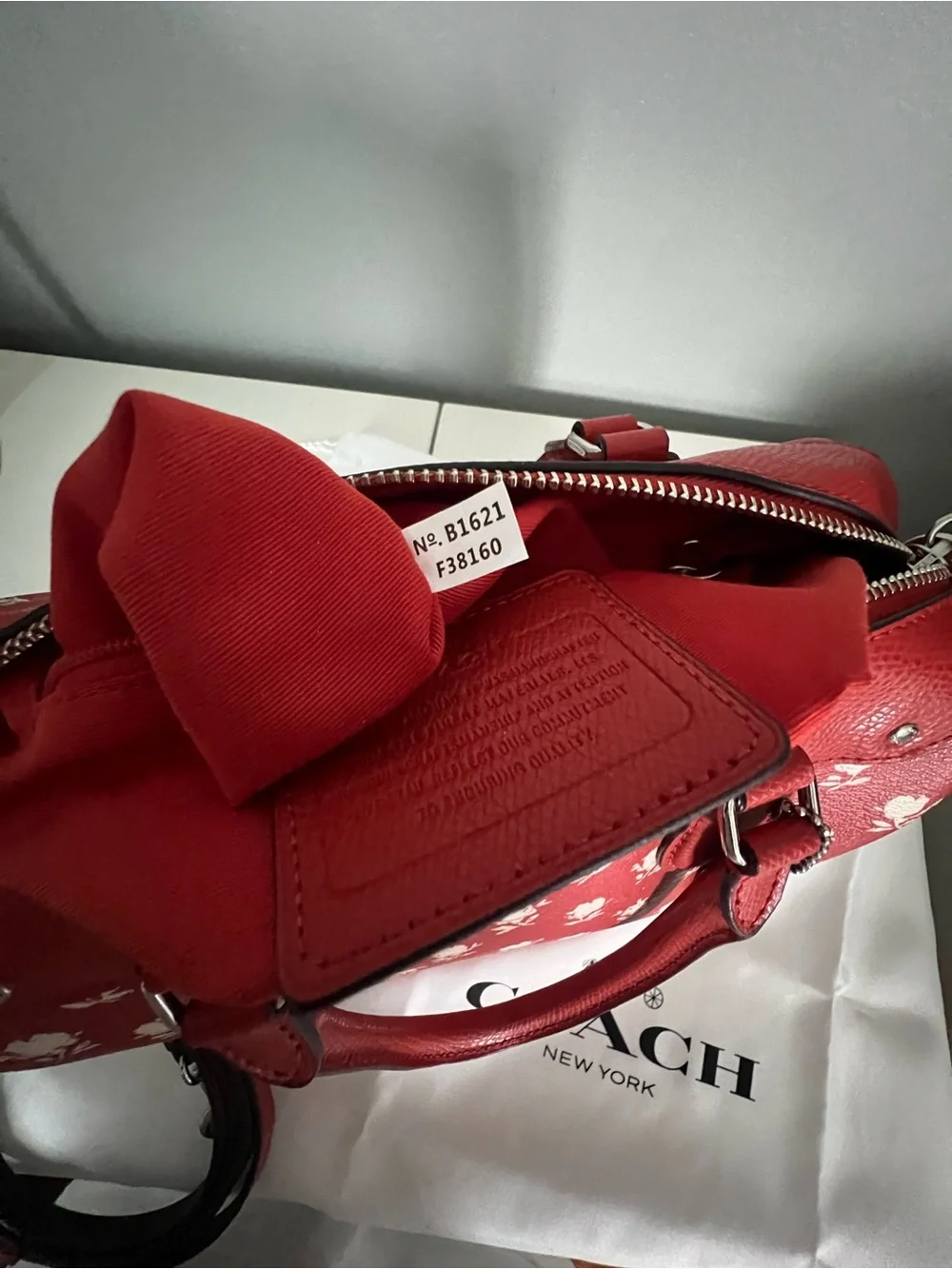 Coach Mini Bennett In Badlands Floral Print With Wallet